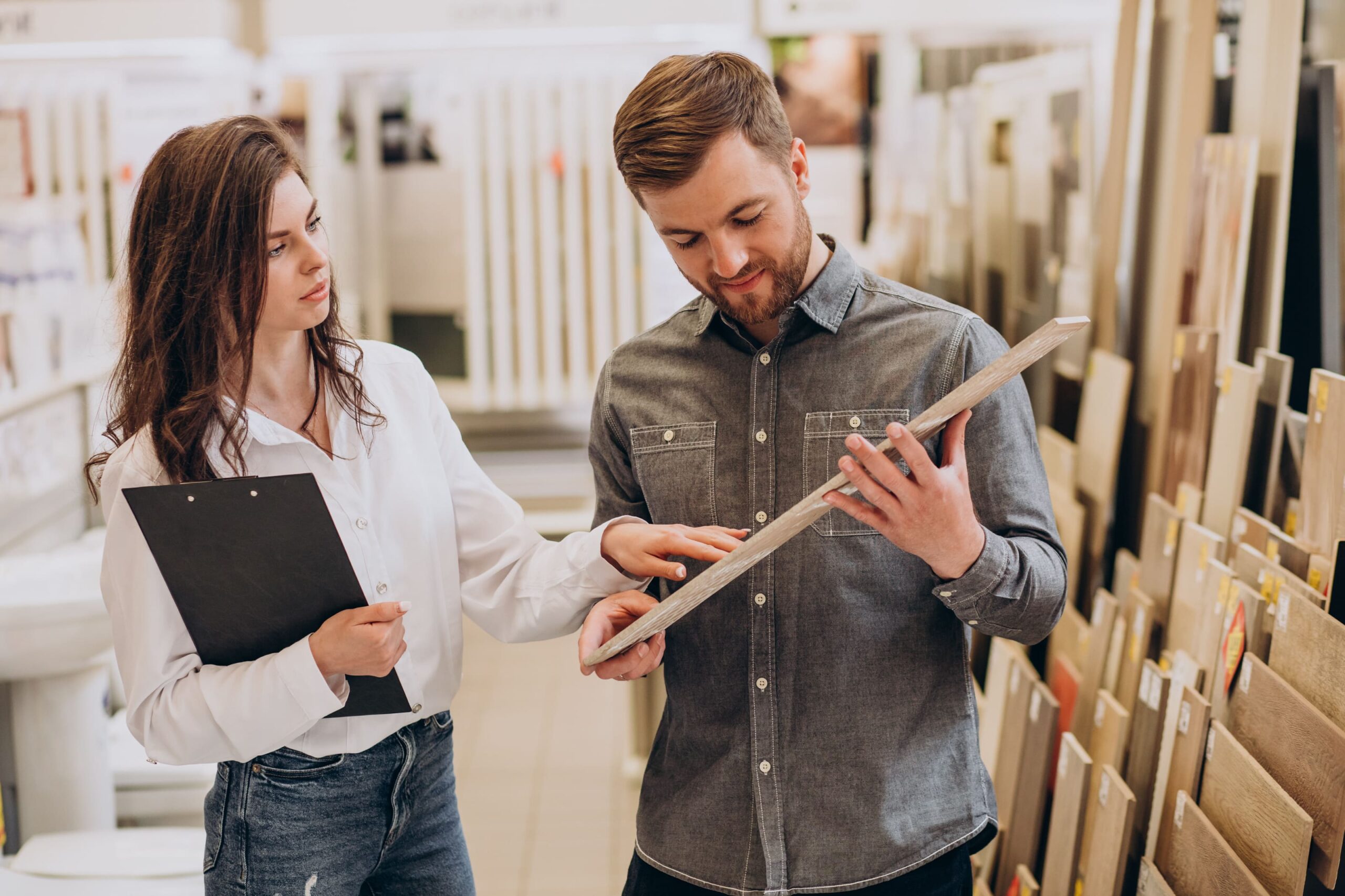 hombre-joven-con-mujer-de-ventas-eligiendo-azulejos-en-el-mercado-de-la-construccion